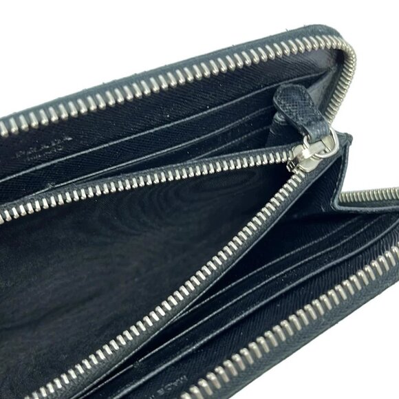 PRADA - Black Nylon Long Wallet - Picture 4 of 5